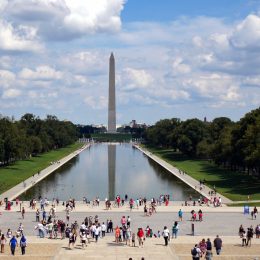 Lincolns Blick über die National Mall