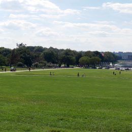 Blick über die National Mall vom Washington Memorial